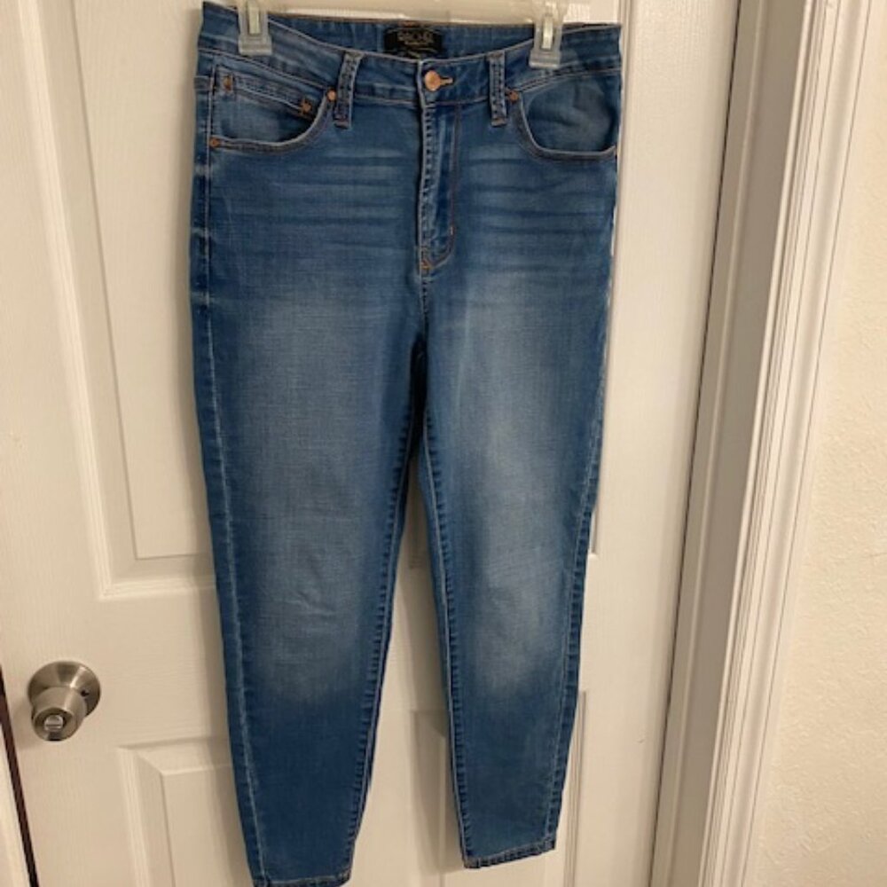 RACHEL Rachel Roy Womens Denim Mid Rise Skinny Jeans Size 10/30